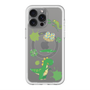 スリムプロテクションプレミアムケース with MagSafe［ DRAWING PAPER Green ］