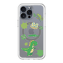 スリムプロテクションプレミアムケース with MagSafe［ DRAWING PAPER Green ］