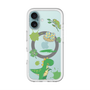 スリムプロテクションプレミアムケース with MagSafe［ DRAWING PAPER Green ］