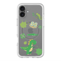 スリムプロテクションプレミアムケース with MagSafe［ DRAWING PAPER Green ］