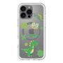 スリムプロテクションプレミアムケース with MagSafe［ DRAWING PAPER Green ］