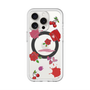 スリムプロテクションプレミアムケース with MagSafe［ DRAWING PAPER Red ］