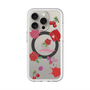 スリムプロテクションプレミアムケース with MagSafe［ DRAWING PAPER Red ］