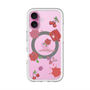 スリムプロテクションプレミアムケース with MagSafe［ DRAWING PAPER Red ］