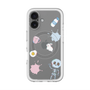 スリムプロテクションプレミアムケース with MagSafe［ DRAWING PAPER White ］