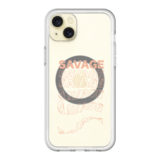 スリムプロテクションプレミアムケース with MagSafe［ SAVAGE Orange ］