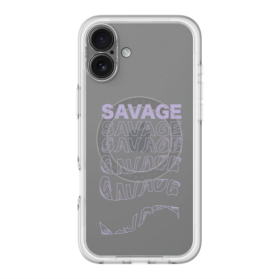 スリムプロテクションプレミアムケース with MagSafe［ SAVAGE Purple ］