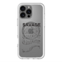 スリムプロテクションプレミアムケース with MagSafe［ SAVAGE Black ］