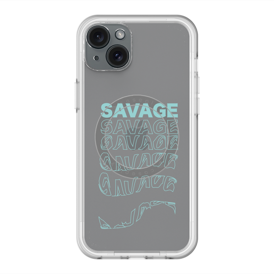 スリムプロテクションプレミアムケース with MagSafe［ SAVAGE Blue ］