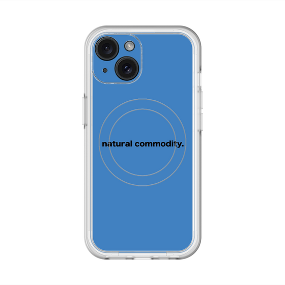 スリムプロテクションプレミアムケース with MagSafe［ NATURAL COMMODITY Blue ］