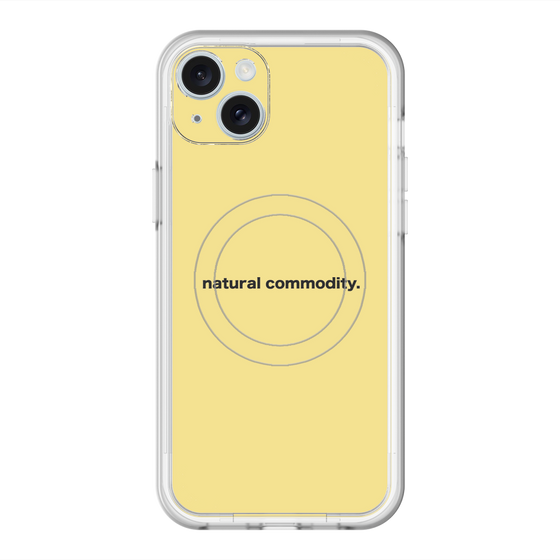 スリムプロテクションプレミアムケース with MagSafe［ NATURAL COMMODITY Yellow ］