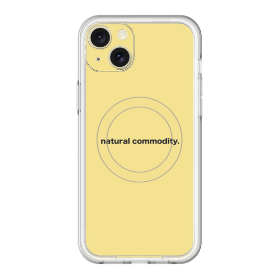スリムプロテクションプレミアムケース with MagSafe［ NATURAL COMMODITY Yellow ］