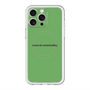 スリムプロテクションプレミアムケース with MagSafe［ NATURAL COMMODITY Green ］