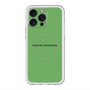 スリムプロテクションプレミアムケース with MagSafe［ NATURAL COMMODITY Green ］