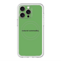 スリムプロテクションプレミアムケース with MagSafe［ NATURAL COMMODITY Green ］