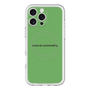 スリムプロテクションプレミアムケース with MagSafe［ NATURAL COMMODITY Green ］