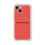 スリムプロテクションプレミアムケース with MagSafe［ NATURAL COMMODITY Red ］