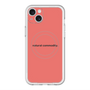 スリムプロテクションプレミアムケース with MagSafe［ NATURAL COMMODITY Red ］