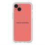 スリムプロテクションプレミアムケース with MagSafe［ NATURAL COMMODITY Red ］