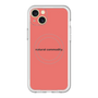 スリムプロテクションプレミアムケース with MagSafe［ NATURAL COMMODITY Red ］