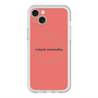 スリムプロテクションプレミアムケース with MagSafe［ NATURAL COMMODITY Red ］