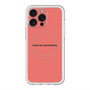 スリムプロテクションプレミアムケース with MagSafe［ NATURAL COMMODITY Red ］