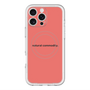 スリムプロテクションプレミアムケース with MagSafe［ NATURAL COMMODITY Red ］