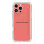 スリムプロテクションプレミアムケース with MagSafe［ NATURAL COMMODITY Red ］