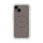 スリムプロテクションプレミアムケース with MagSafe［ LANVIN en Bleu - Logo Pattern - Black ］
