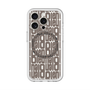 スリムプロテクションプレミアムケース with MagSafe［ LANVIN en Bleu - Logo Pattern - Black ］