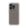 スリムプロテクションプレミアムケース with MagSafe［ LANVIN en Bleu - Logo Pattern - Black ］
