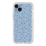 スリムプロテクションプレミアムケース with MagSafe［ LANVIN en Bleu - Logo Pattern - Blue ］