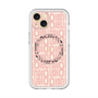 スリムプロテクションプレミアムケース with MagSafe［ LANVIN en Bleu - Logo Pattern - Pink ］