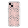 スリムプロテクションプレミアムケース with MagSafe［ LANVIN en Bleu - Logo Pattern - Pink ］