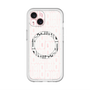 スリムプロテクションプレミアムケース with MagSafe［ LANVIN en Bleu - Logo Pattern - White ］