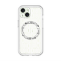 スリムプロテクションプレミアムケース with MagSafe［ LANVIN en Bleu - Logo Pattern - White ］