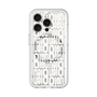 スリムプロテクションプレミアムケース with MagSafe［ LANVIN en Bleu - Logo Pattern - White ］