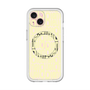 スリムプロテクションプレミアムケース with MagSafe［ LANVIN en Bleu - Logo Pattern - Yellow ］