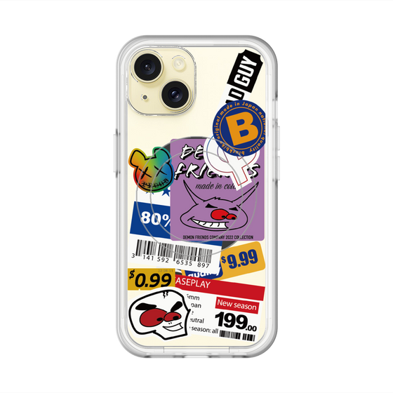 スリムプロテクションプレミアムケース with MagSafe［ Demon Friends Sticker .1 ］