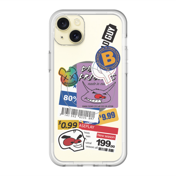 スリムプロテクションプレミアムケース with MagSafe［ Demon Friends Sticker .1 ］
