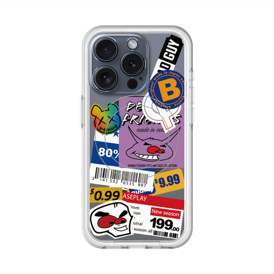 スリムプロテクションプレミアムケース with MagSafe［ Demon Friends Sticker .1 ］