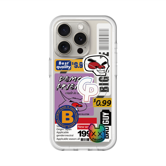 スリムプロテクションプレミアムケース with MagSafe［ Demon Friends Sticker .2 ］
