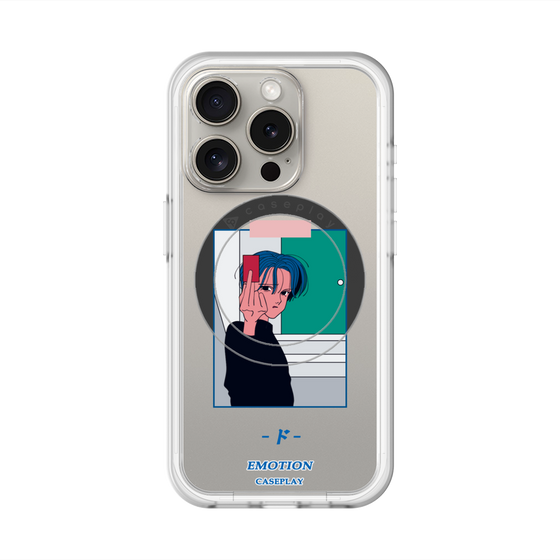 スリムプロテクションプレミアムケース with MagSafe［ 喜怒アイ楽 -怒- ］