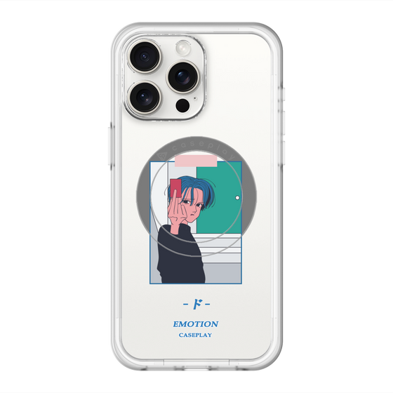 スリムプロテクションプレミアムケース with MagSafe［ 喜怒アイ楽 -怒- ］