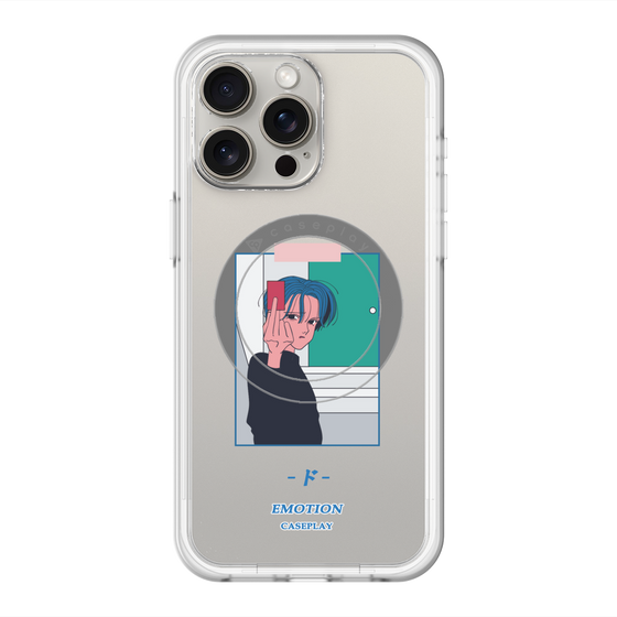 スリムプロテクションプレミアムケース with MagSafe［ 喜怒アイ楽 -怒- ］