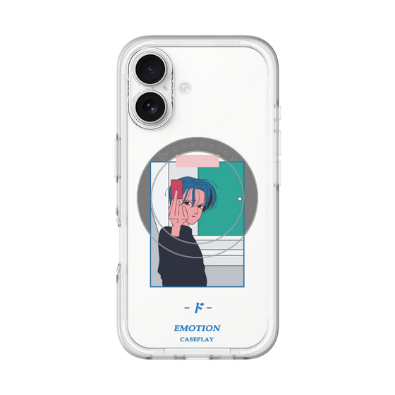 スリムプロテクションプレミアムケース with MagSafe［ 喜怒アイ楽 -怒- ］