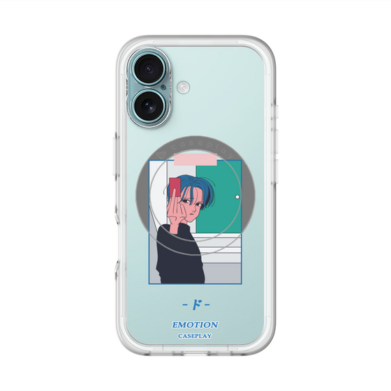 スリムプロテクションプレミアムケース with MagSafe［ 喜怒アイ楽 -怒- ］