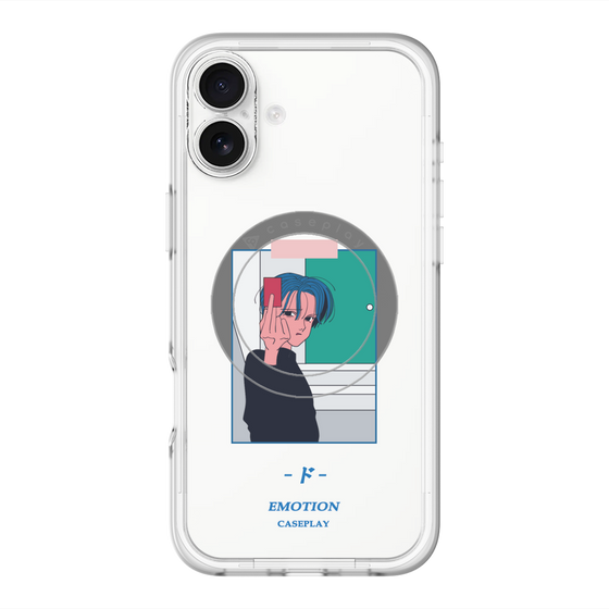 スリムプロテクションプレミアムケース with MagSafe［ 喜怒アイ楽 -怒- ］