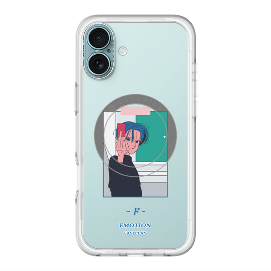 スリムプロテクションプレミアムケース with MagSafe［ 喜怒アイ楽 -怒- ］