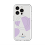 スリムプロテクションプレミアムケース with MagSafe［ LANVIN en Bleu Hearts Purple - ランバン ハート パープル ］